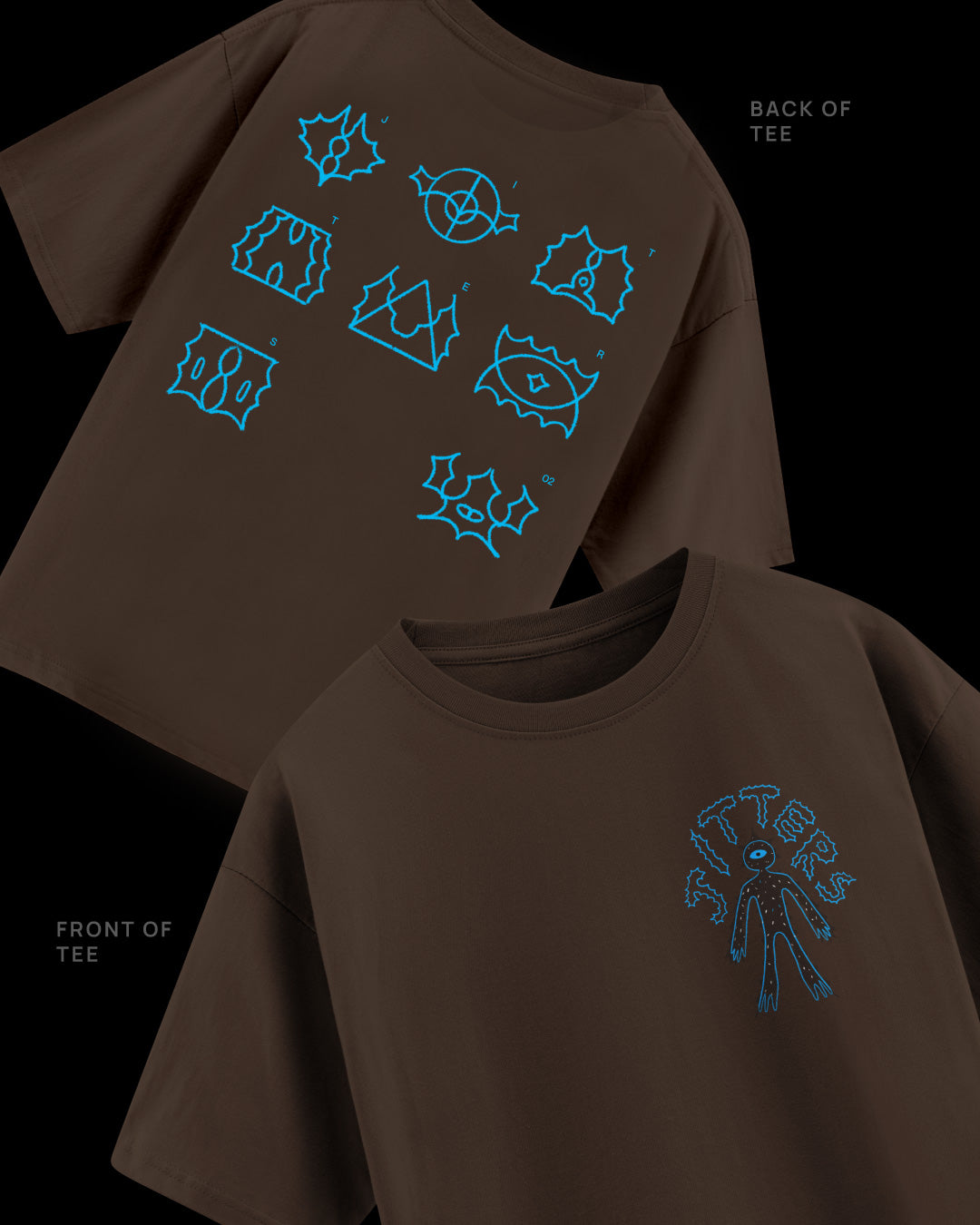 Simulation Theory Jitters Unisex Oversized Tee